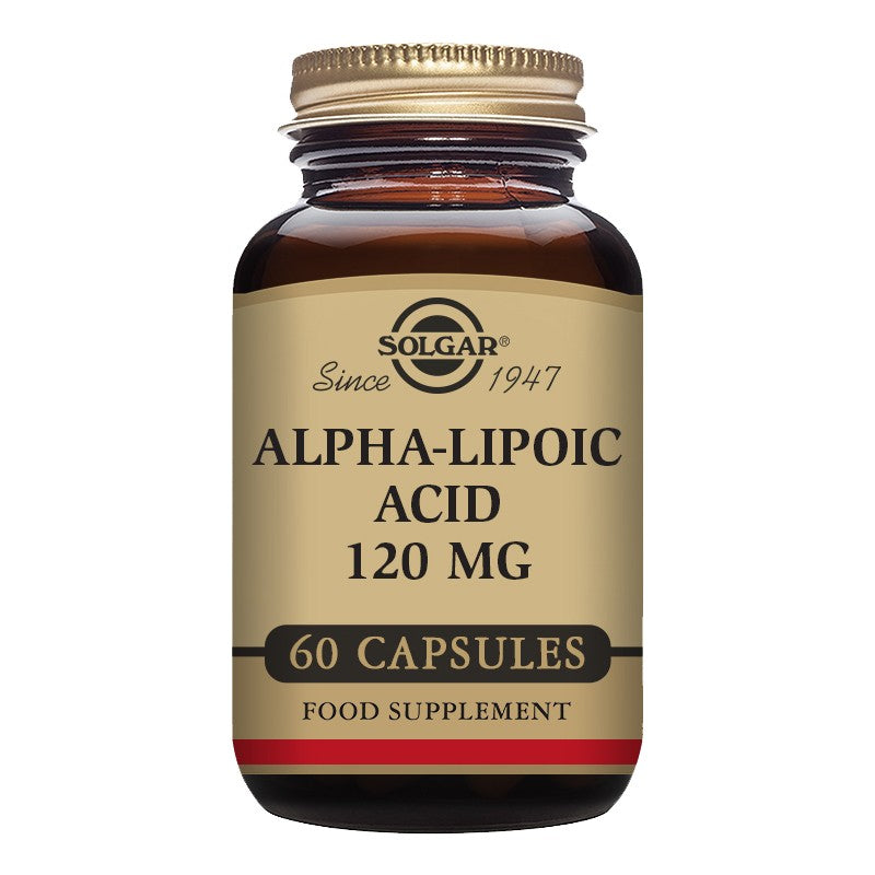 Solgar Alpha-Lipoic Acid 120mg 60 Veg Capsules