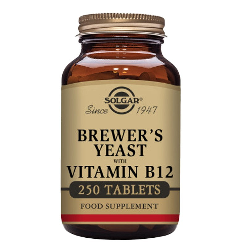 Solgar Brewer’s Yeast with Vitamin B12 250 Tablets