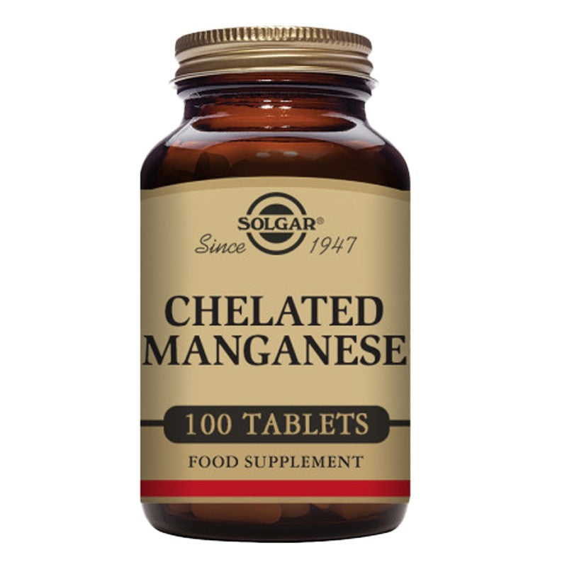 Solgar Chelated Manganese 100 Tablets
