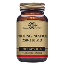 Solgar Choline/Inositol 250/250mg 50 Veg Capsules