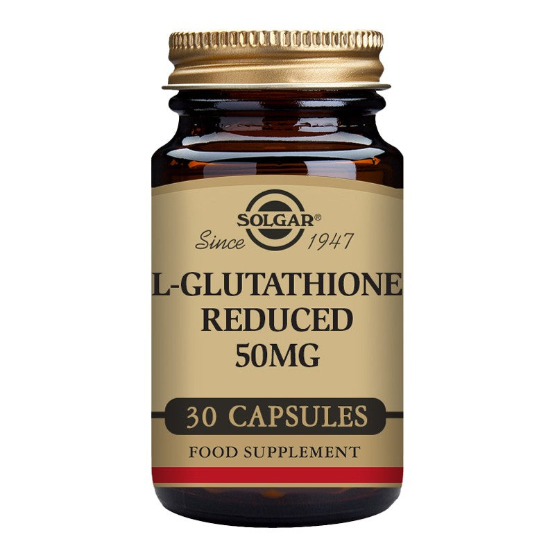 Solgar L-Glutathione Reduced 50mg 30 Veg Capsules