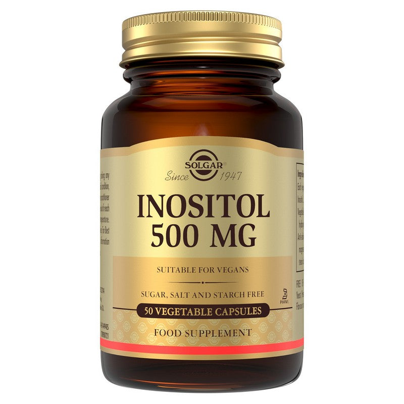 Solgar Inositol 500mg 50 Veg Capsules
