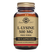 Solgar L-Lysine 500mg 50 Veg Capsules