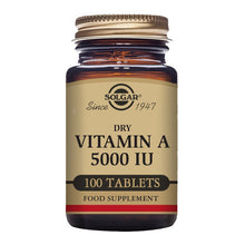Solgar Dry Vitamin A 5000iu (1502µg) 100 Tablets