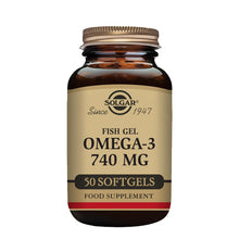 Solgar Omega-3 740mg (Fish Gel - Kosher) 50 Capsules