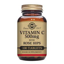 Solgar Vitamin C 500mg with Rose Hips 100 Tablets