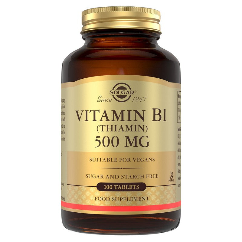 Solgar Vitamin B1 (Thiamine) 500mg 100 Tablets