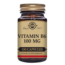 Solgar Vitamin B6 100mg 100 Veg Capsules