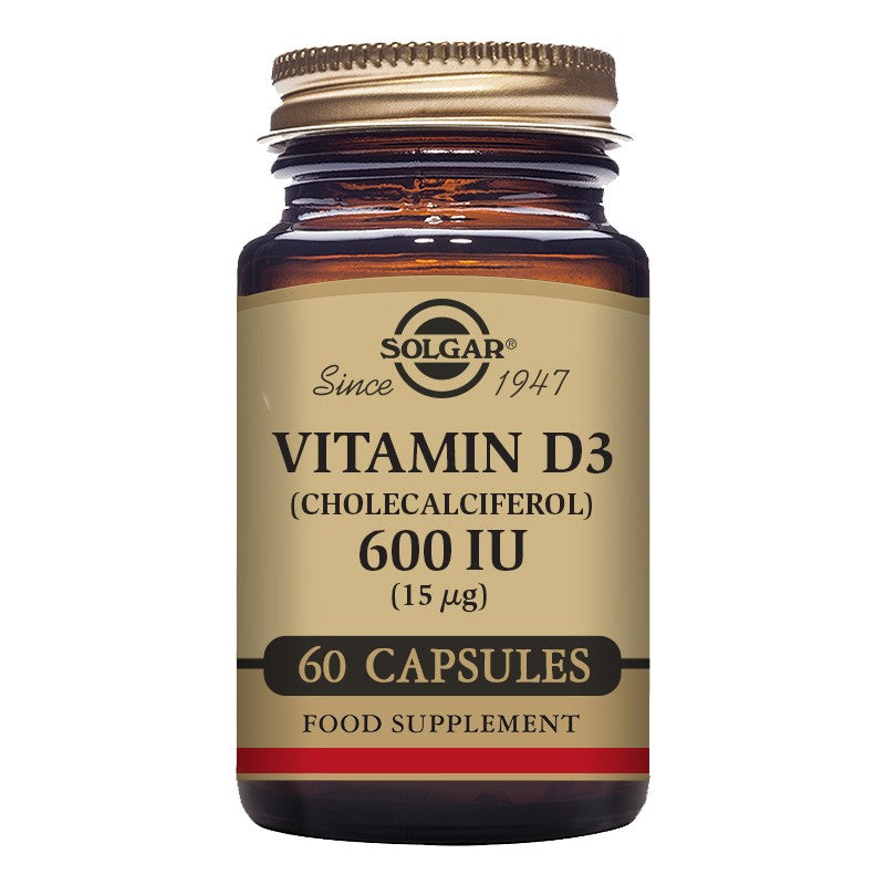 Solgar Vitamin D3 (Cholecalciferol) 600iu (15µg)