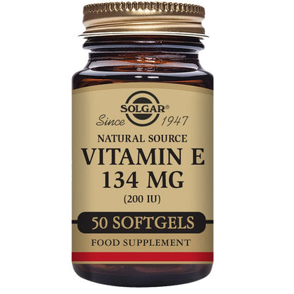 Solgar Vitamin E 134mg (200iu) Vegetable Softgels