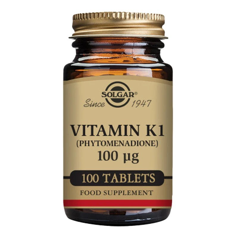 Solgar Vitamin K1 100µg  100 Tablets