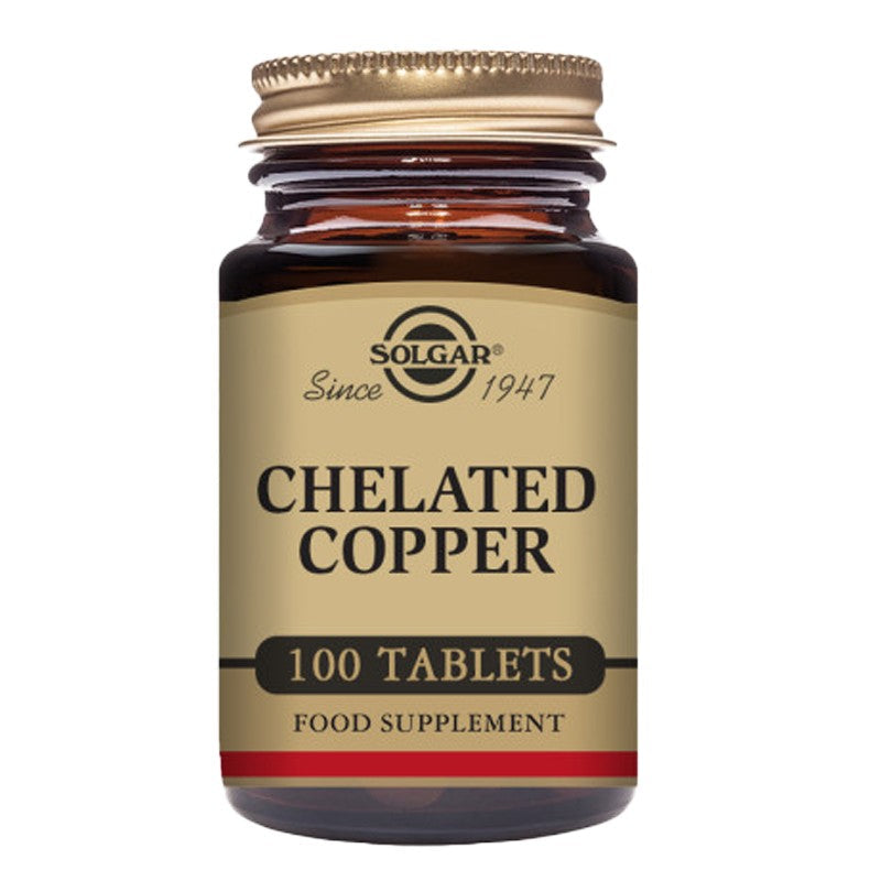 Solgar Chelated Copper 100 Tablets