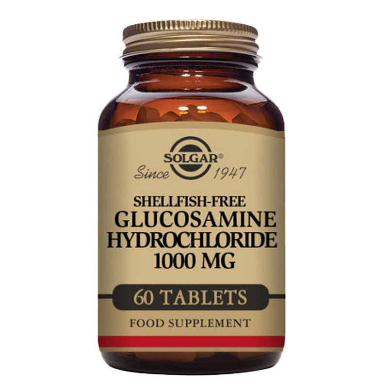 Solgar Glucosamine Hydrochloride 1000mg (Shellfish-free) 60 Tablets