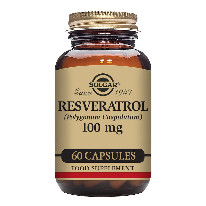 Solgar Resveratrol 100mg 60 Veg Capsules