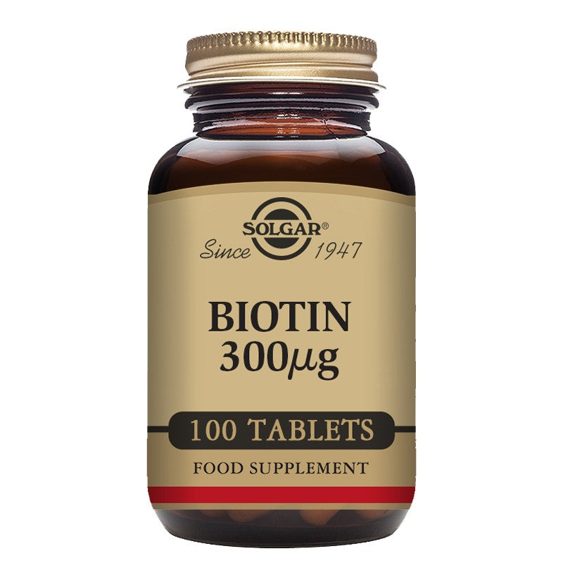 Solgar Biotin 300µg 100 Tablets