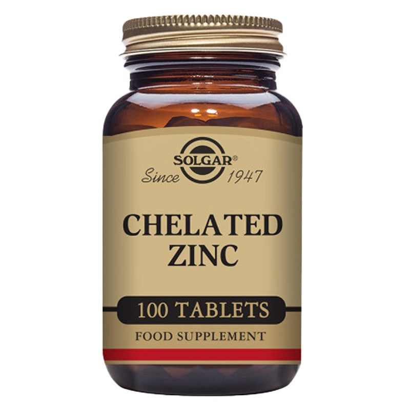Solgar Chelated Zinc 100 Tablets