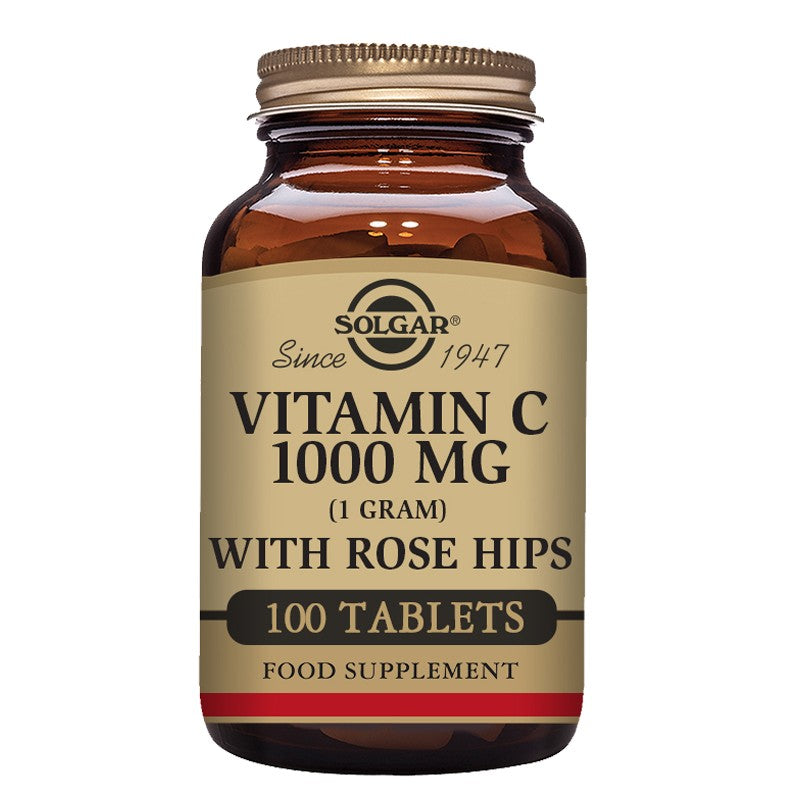 Solgar Vitamin C 1000mg with Rose Hips