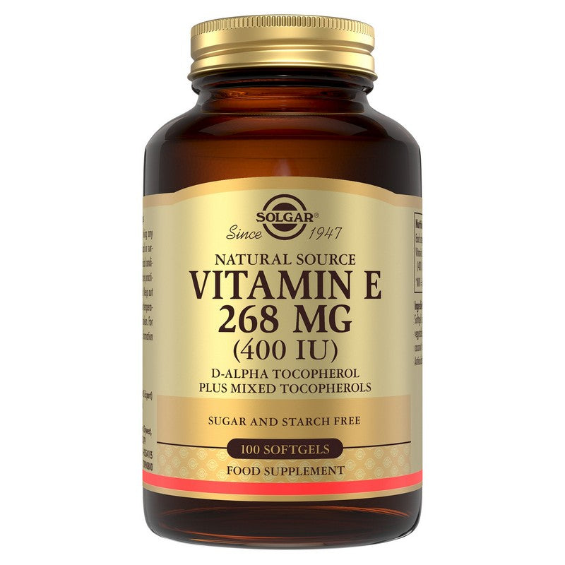 Solgar Vitamin E 268mg (400iu) Softgels