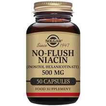 Solgar No-Flush Niacin (Inositol Hexanicotinate) 500mg 50 Veg Capsules