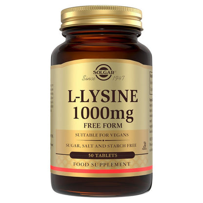 Solgar L-Lysine 1000mg