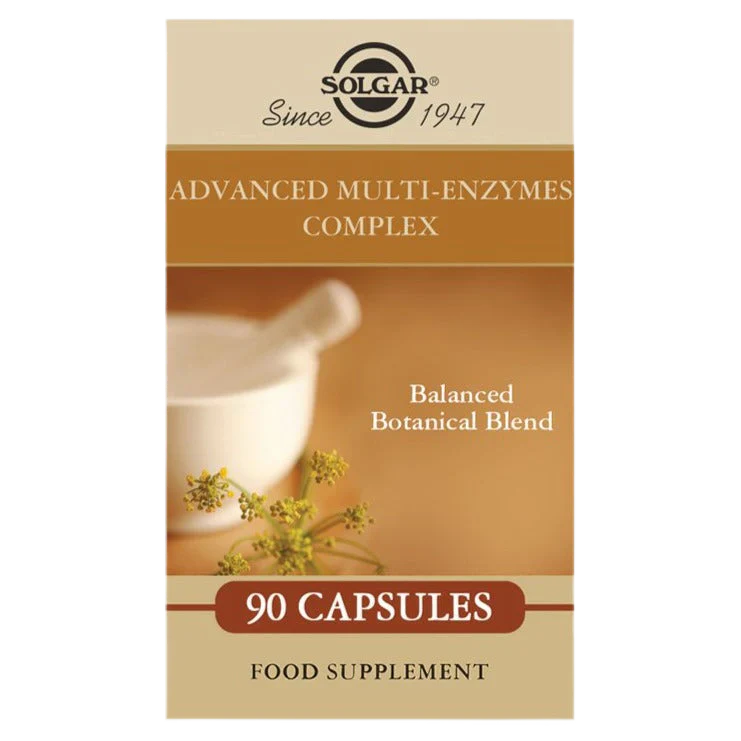 Solgar Advanced Multi-Enzymes Complex 90 Veg Capsules