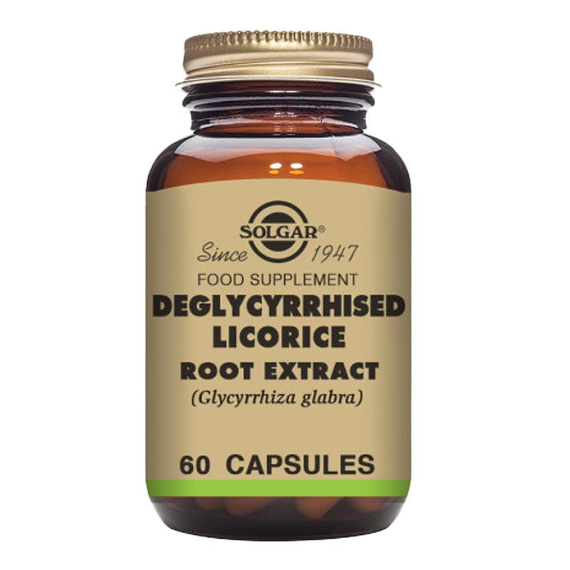 Solgar Deglycyrrhised Licorice Root Extract 60 Veg Capsules