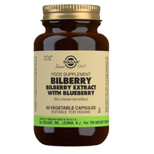 Solgar Bilberry Berry Extract with Blueberry 60 Veg Capsules