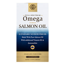 Solgar Full Spectrum Omega Salmon Oil Softgels 120 Softgels