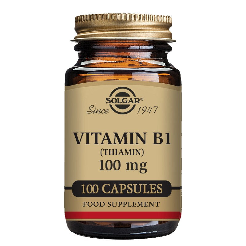 Solgar Vitamin B1 (Thiamine) 100mg 100 Veg Capsules