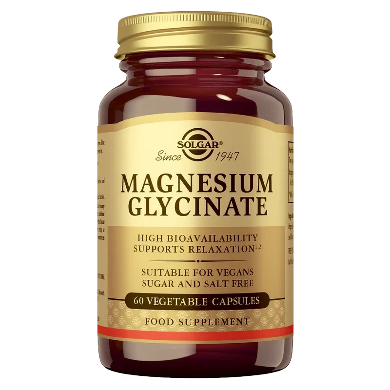 Solgar Magnesium Glycinate 60 Veg Capsules