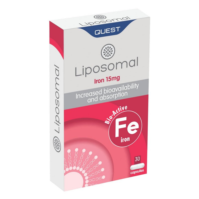 Quest Liposomal Iron 15mg 30 Capsules
