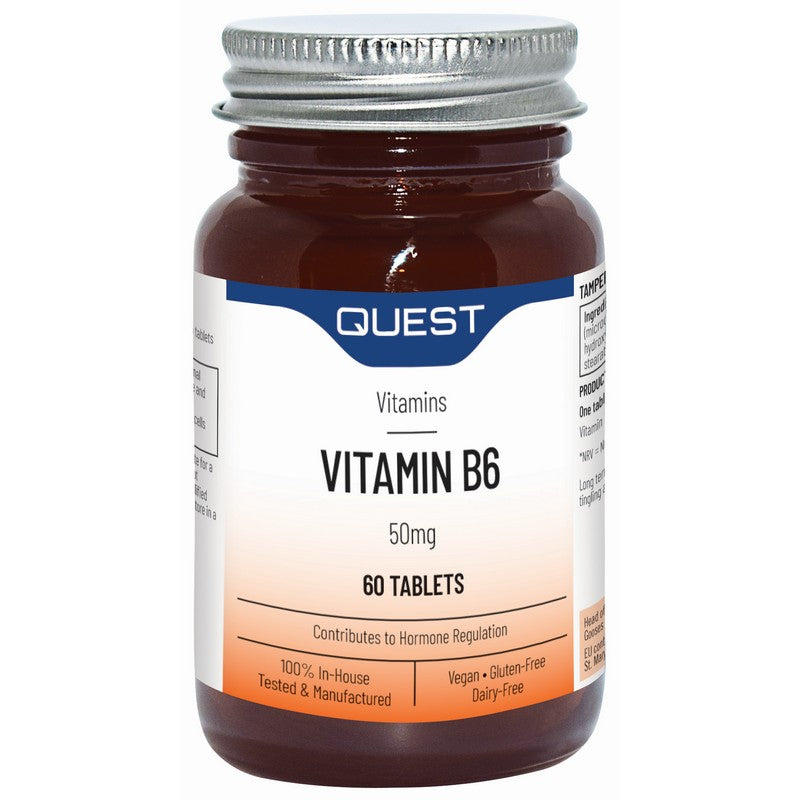 Quest Vitamin B6 50mg 60 Tablets