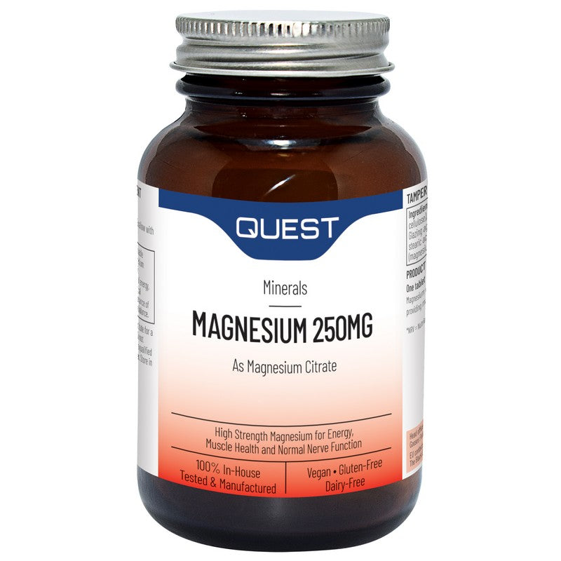 Quest Magnesium 250mg (Citrate) 60 Tablets