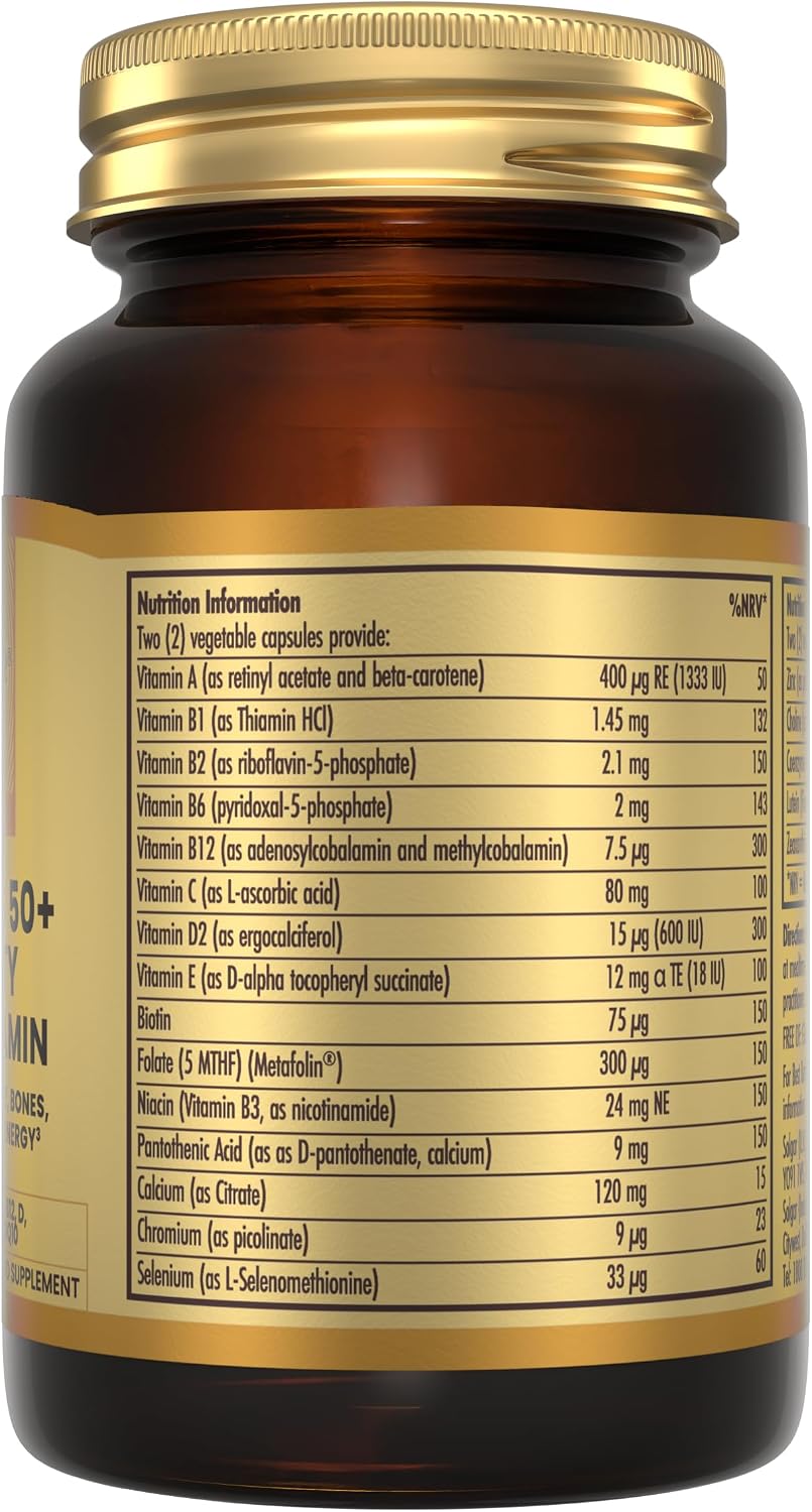 Solgar Women's 50+ Vital Multi Vitamin - 60  Veg Capsules