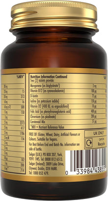 Solgar Men's 50+ Vitality Multivitamin 60 Tablets