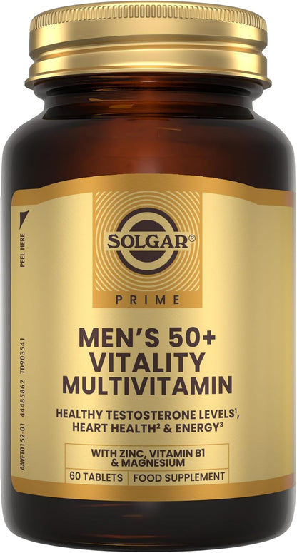 Solgar Men's 50+ Vitality Multivitamin 60 Tablets