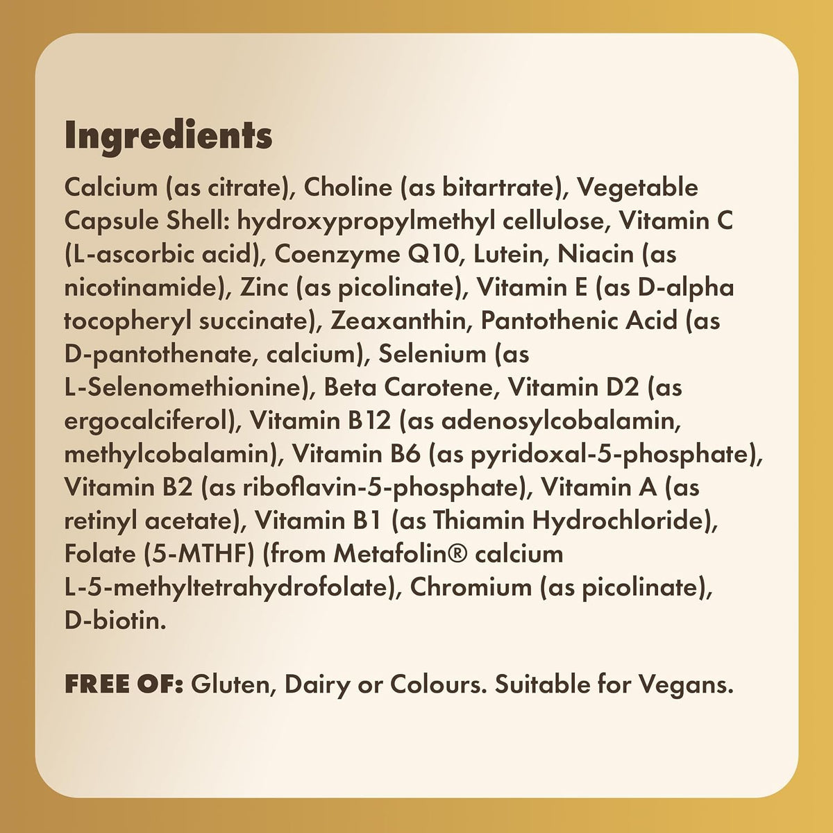 Solgar Women's 50+ Vital Multi Vitamin - 60  Veg Capsules