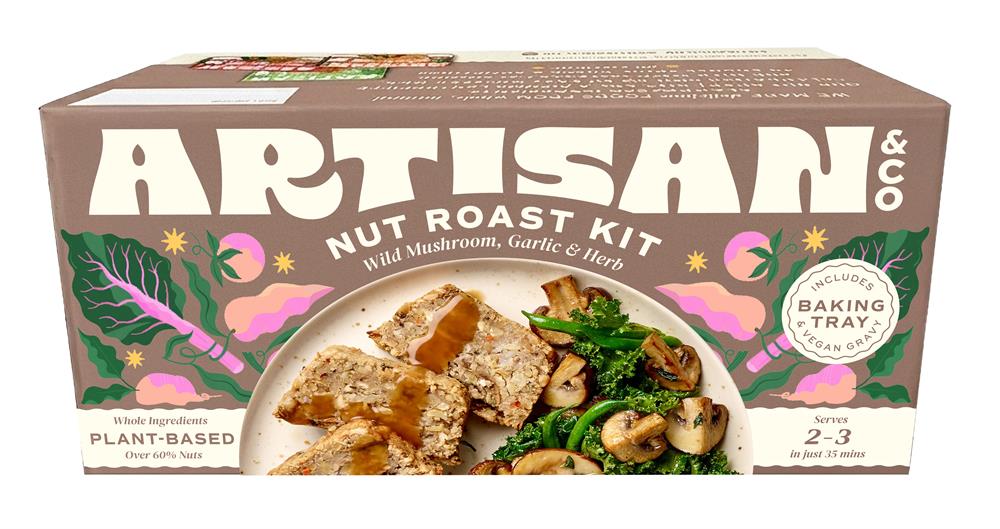 Artisan Wild Mushroom Garlic & Herb Nut Roast Kit 212g