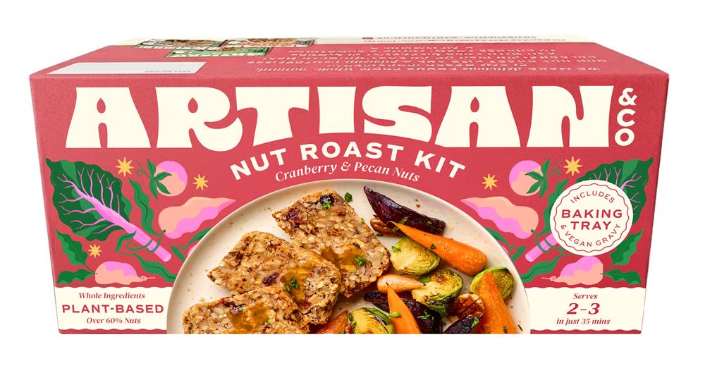 Artisan Cranberry & Pecan Nut Roast Kit 212g