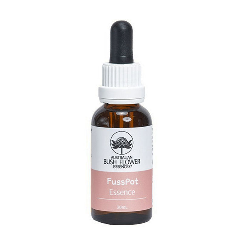 Australian Bush Flower Essences Fuss Pot Essence 30ml Drops