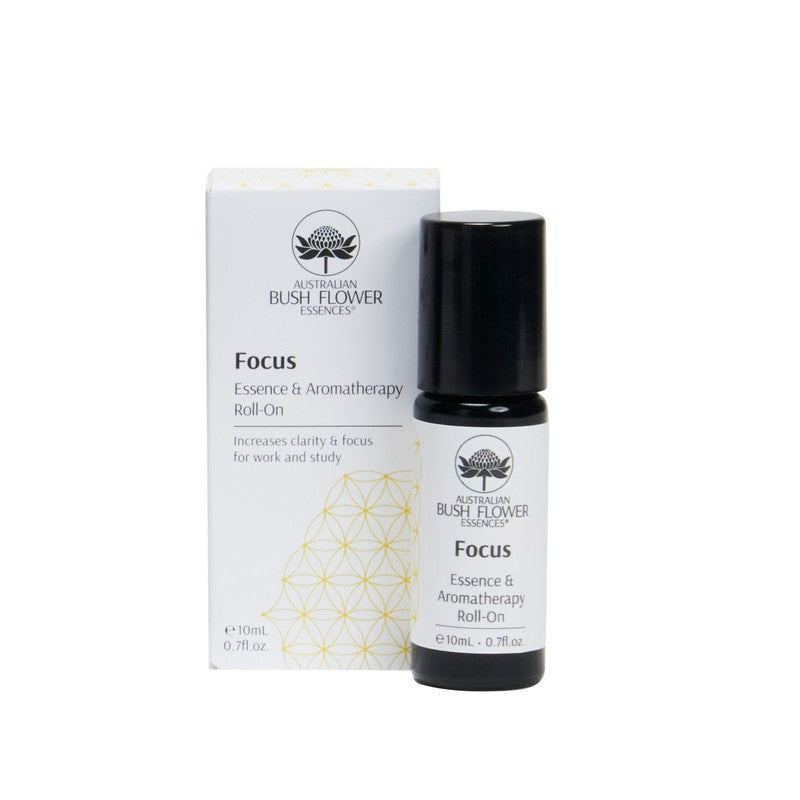 Australian Bush Flower Essences Focus Essence and Aromatherapy Roll-On 10ml