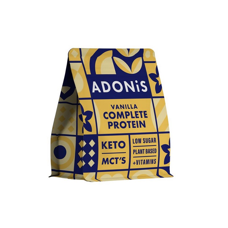 Adonis ADONiS Complete Protein Keto Shake - Vanilla 350g Powder