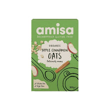 Amisa Organic Gluten Free Porridge Oats with Apple & Cinnamon 300g