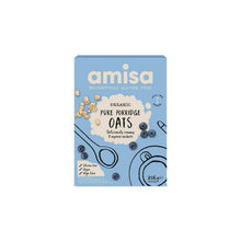Amisa Organic Gluten Free Porridge Oats - Sachets 8x27g