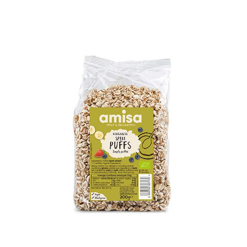 Amisa Organic Spelt Puffs 200g