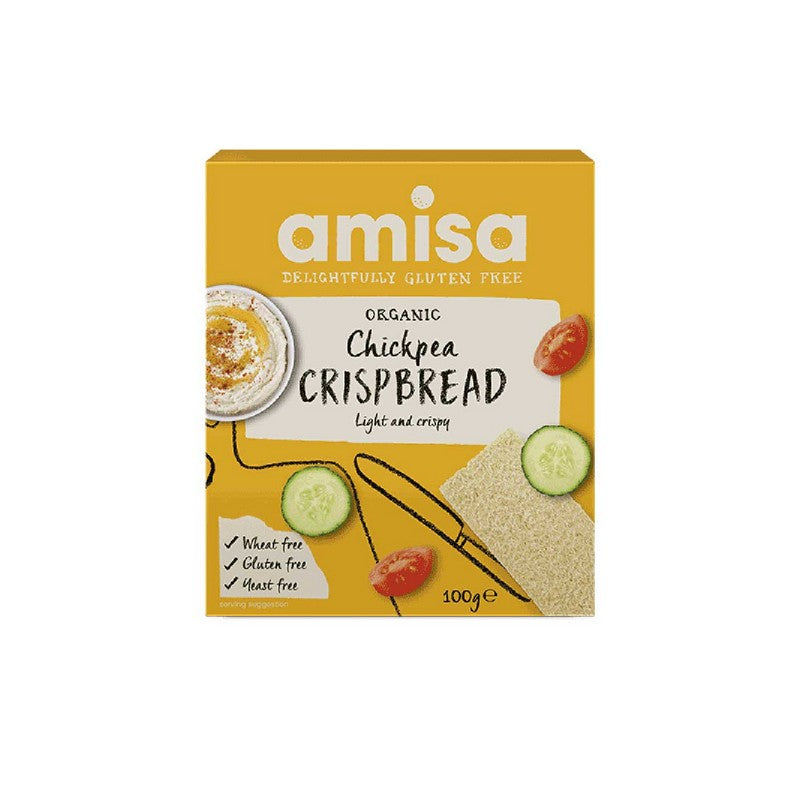 Amisa Organic Chickpea Crispbread - GF 100g