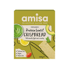 Amisa Organic Crispbread - Protein Lentil GF 100g
