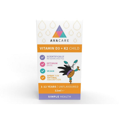 Avacare Vitamin D3 + K2 Child 12ml