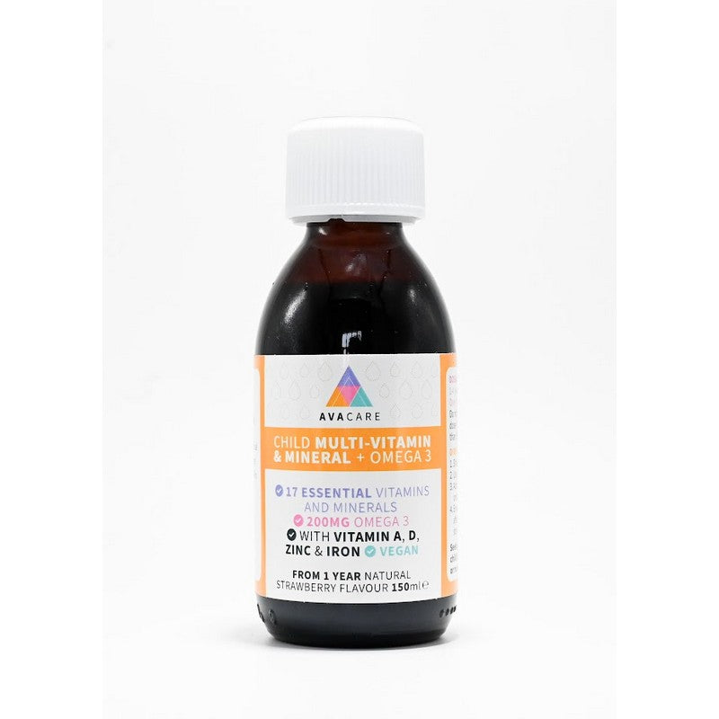 Avacare Child Multi-Vitamin & Mineral + Omega 3 150ml