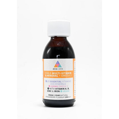 Avacare Child Multi-Vitamin & Mineral + Omega 3 150ml
